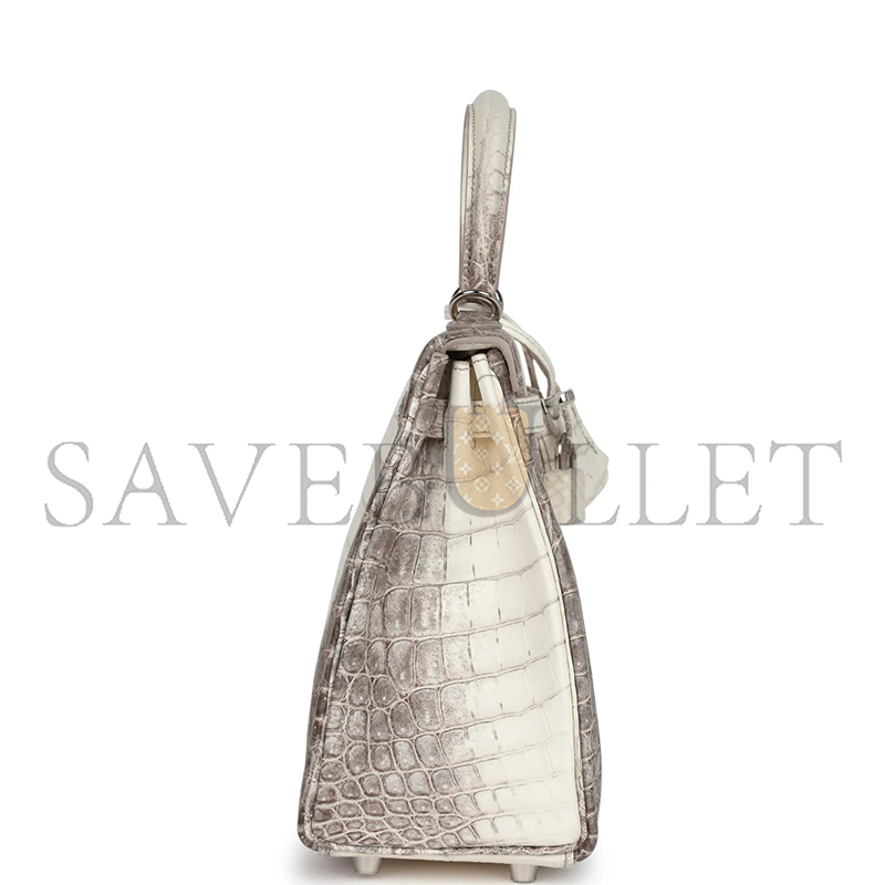 HERMÈS MASTER 28 MATTE HIMALAYAN NILOTICUS WITH PALLADIUM HARDWARE (28*22*10cm)